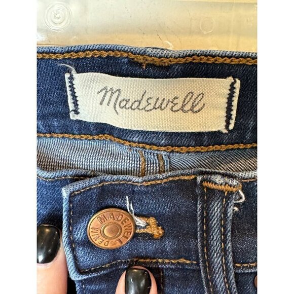 Madewell Jeans Womens Size 26‎ Blue Medium Wash Denim 9 Inch High Rise Skinny - Picture 9 of 10